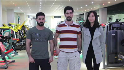 伊拉克客户来中国采购室内健身房器材