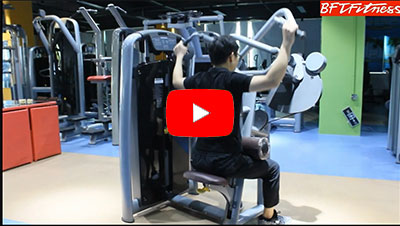 坐式高拉 高拉背肌训练器使用演示视频